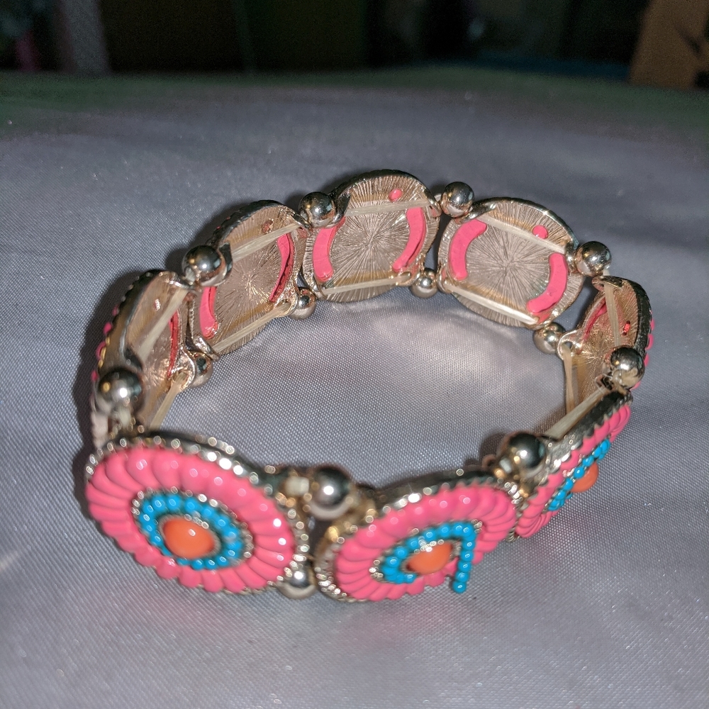 Vintage Statement Stretch Bracelets - image 5